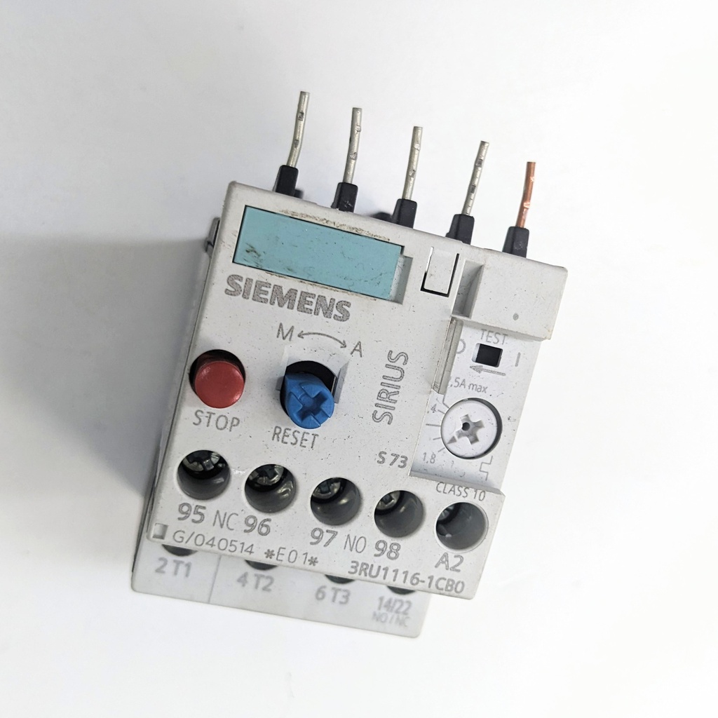 SIEMENS 3RU1116-1CB0 Overload Relay