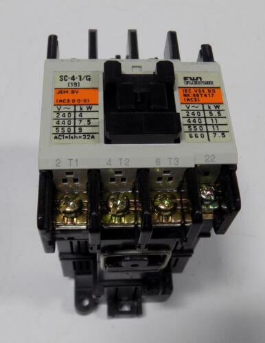 FUJI ELECTRIC SC-N1/G Magnetic Contactor 25A, 24VDC Coil