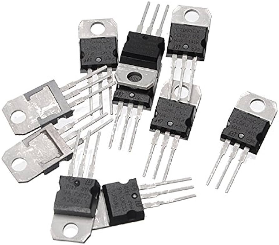 INDUSMART 3-TERMINAL POSITIVE VOLTAGE REGULATOR LM7805 TO-220 ST