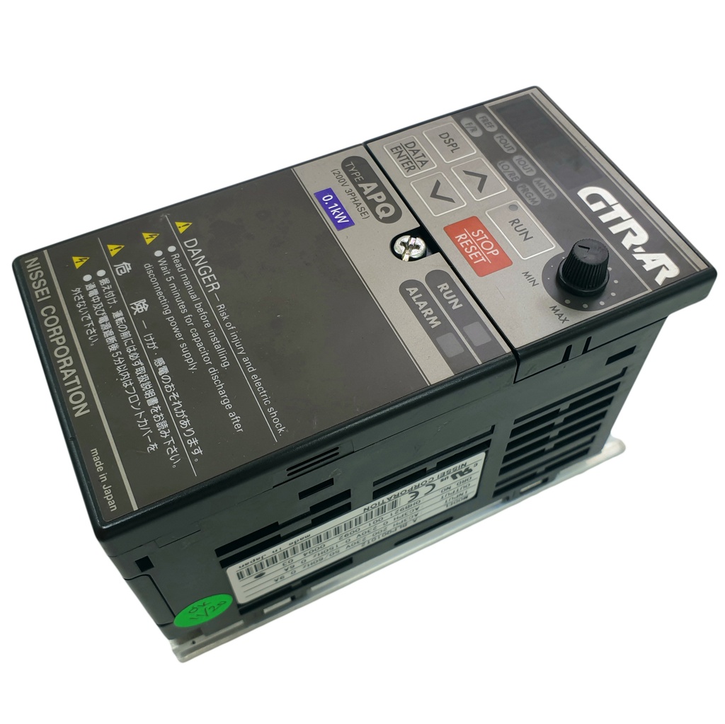 NISSEI GTR A-BLPQ010T2 INVERTER (AC240V / 3PH / 0.1KW)