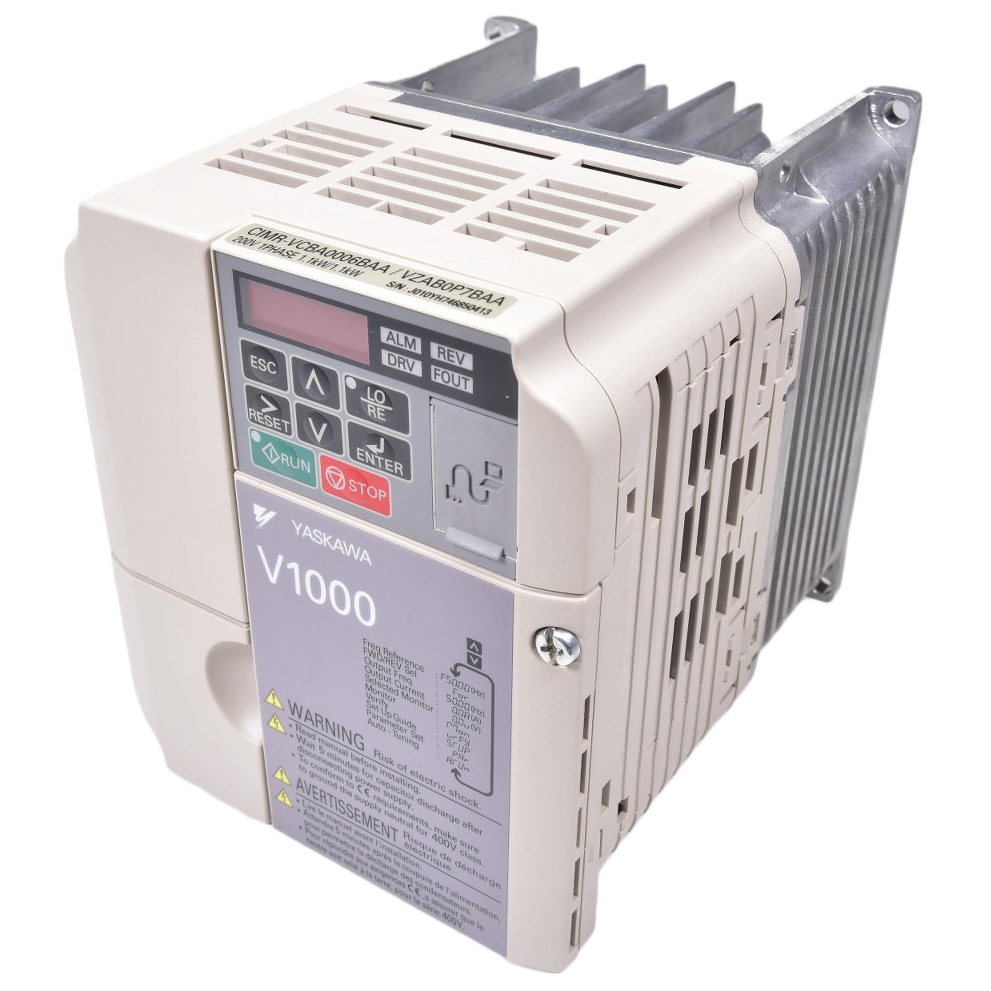 YASKAWA CIMR-VCBA0006BAA 1PH/240V/1.1KW INVERTER