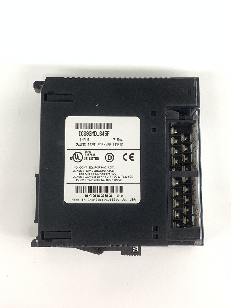 GE FANUC IC693MDL645F Input Module