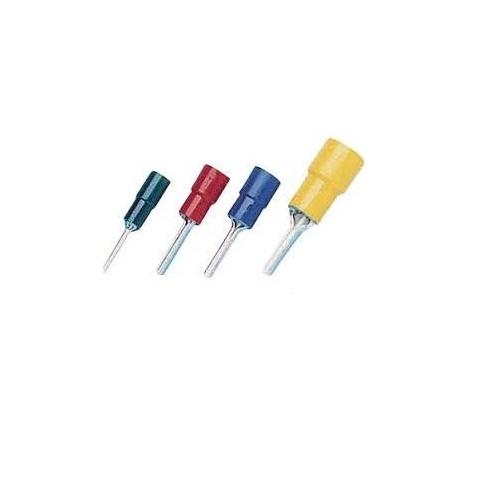 KST PTVE1-12 VINYL-INSULATED PIN TERMINAL 1.5MM2 12MM-100Pcs