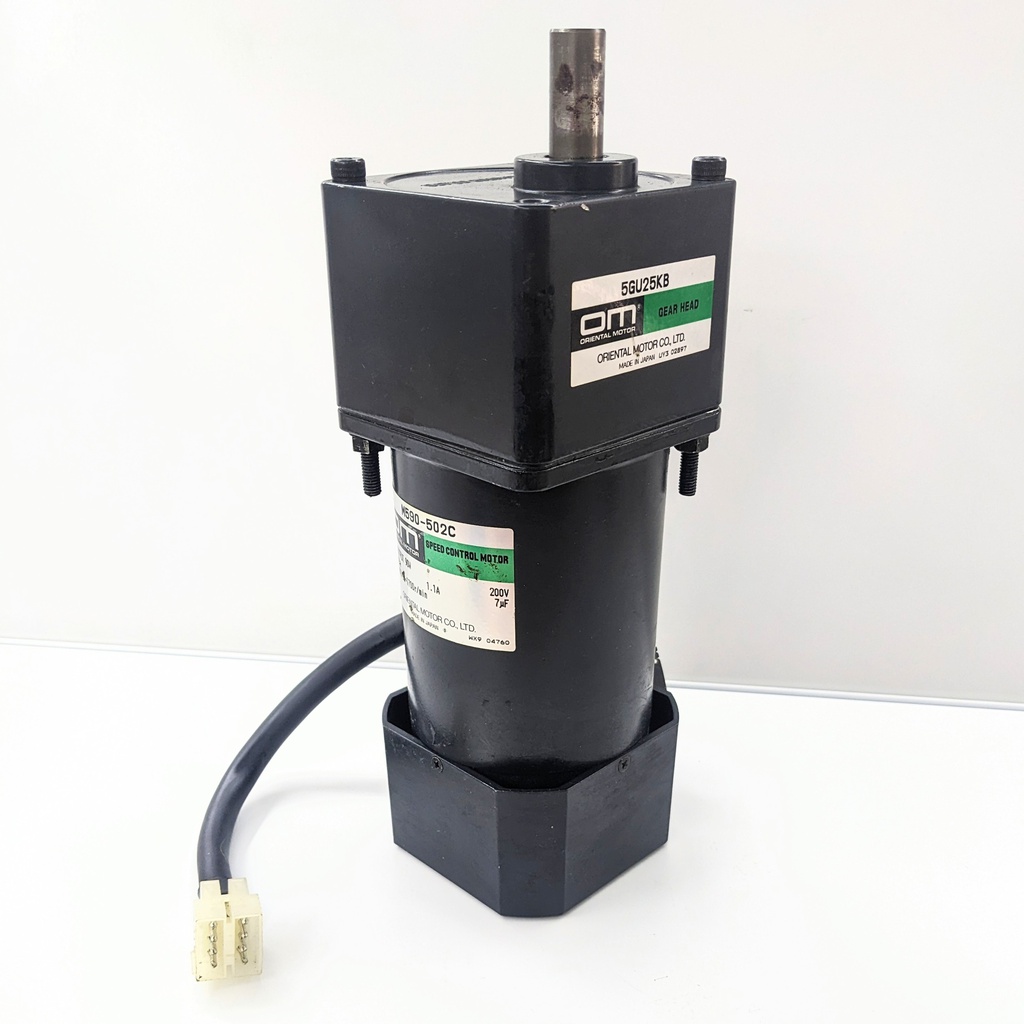 ORIENTAL MOTOR M590-502C + 5GU25KB [2] SINGLE PHASE SPEED CONTROL MOTOR w GEARHE