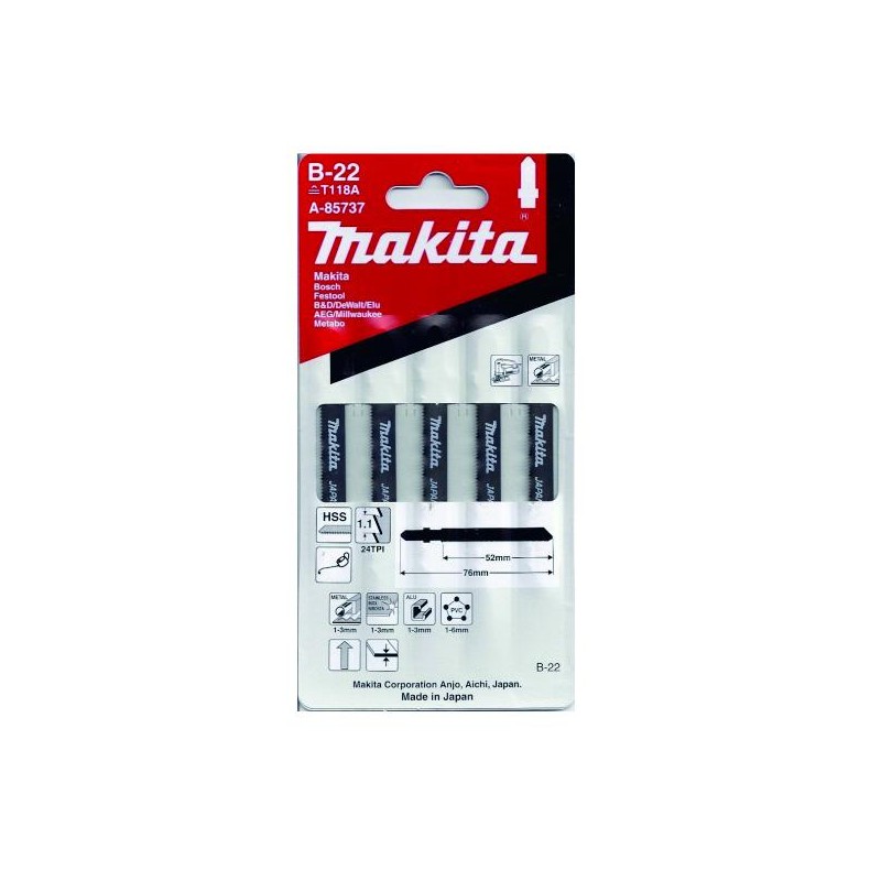 MAKITA A-85737 Metal Jigsaw Blade