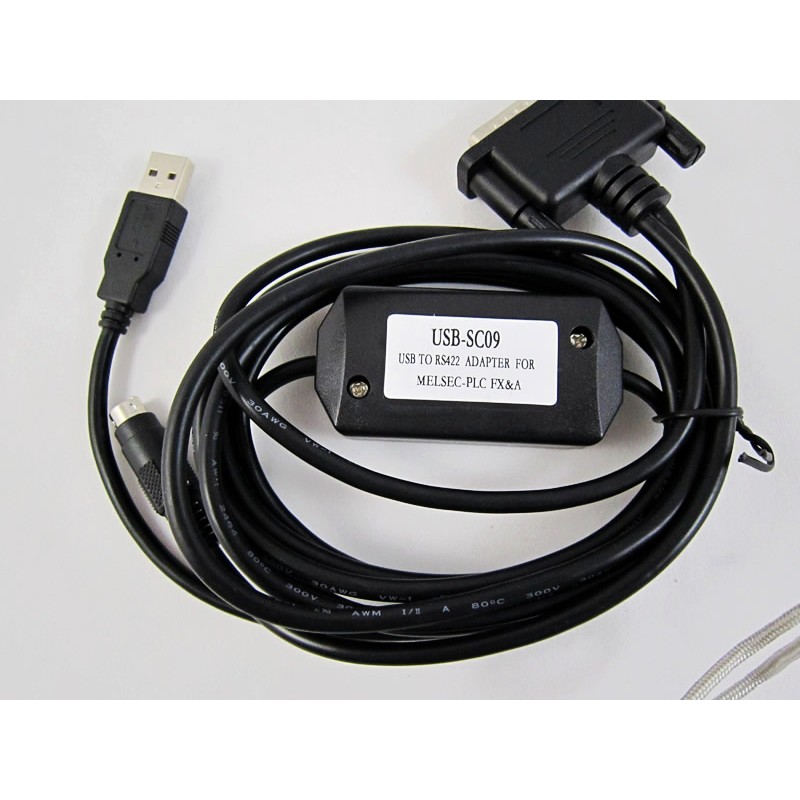 USB-SC09-FX (USB-422 ADAPTER FOR MELSEC FX PLC)