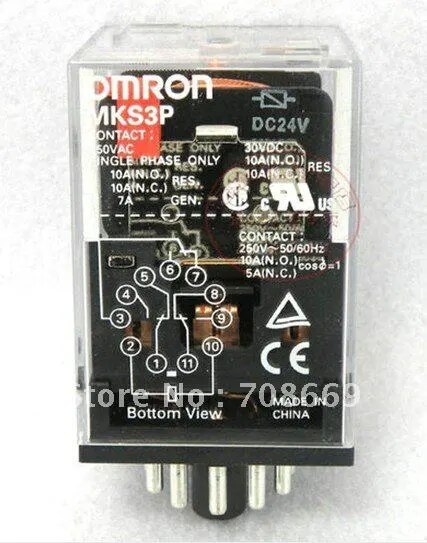 OMRON MKS3P DC24  Relay