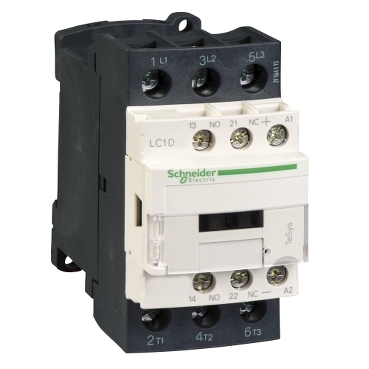 SCHNEIDER ELECTRIC LC1D32BD Contactor 3P(3 NO) - AC-3/AC-3e - <= 440V 32A - 24 V