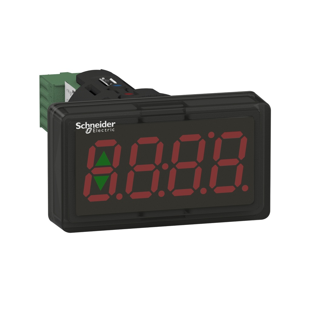 SCHNEIDER ELECTRIC XBH1AA0R4 Harmony XB5, Digital Panel Meter, LED Display, 4-20 mA input