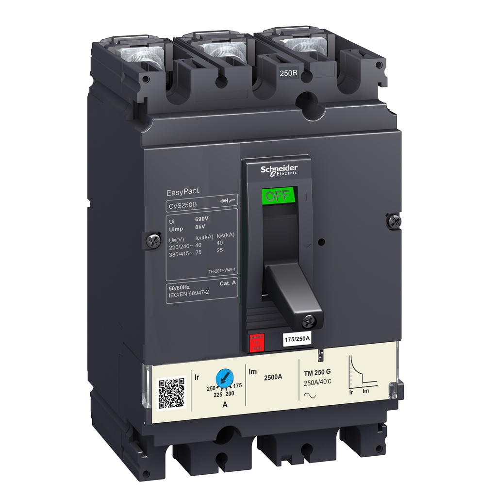 SCHNEIDER ELECTRIC LV510477  Circuit Breaker CVS100N 3P 100A