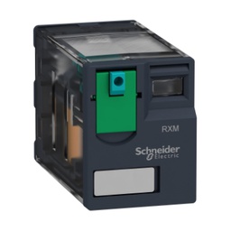 [RXM4AB1BDSCH] SCHNEIDER ELECTRIC RXM4AB1BD Harmony, Miniature plug-in relay, 6 A, 4 CO, with l