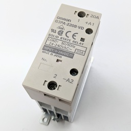 [G3PA-220B-VDDC5-24[2]OMR] OMRON G3PA-220B-VD Solid State Relay, 20 A, DIN Rail, Screw