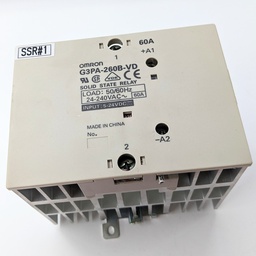 [G3PA-260B-VDDC5-24[2]OMR] OMRON G3PA-260B-VD DC5-24 Solid State Relay, 60A, 240VAC, DIN Rail