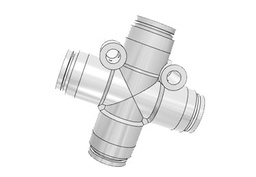 [PZG8-6AIR] AIRTAC PZG8-6 Different diameter cross fitting