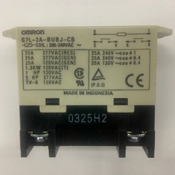 [G7L-2A-BUBJ-CB(200-240VAC)[2]OMR] OMRON G7L-2A-BUBJ-CB (200-240 VAC) Relays 200/240 VAC DPST-NO QUICK CONNECT