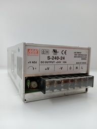 [S-240-24[2]MEA] MEANWELL S-240-24 Enclosed Power Supply