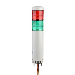 [LCE-202W-RG[1]PAT] PATLITE LCE-202W-RG [1]  signal tower, 2 tiers, 40mm diameter, 24V, NPN/PNP