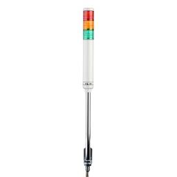 [LCE-3M2FB-RYG+FB254[1]PAT] PATLITE LCE-3M2FB-RYG+FB254 Signal Tower, 3 tiers, 40mm, NPN/PNP, 90-250VAC