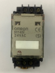 [MY4NAC24+PYF14A-E[2]OMR] OMRON MY4N-24VAC Relay C/W BASE