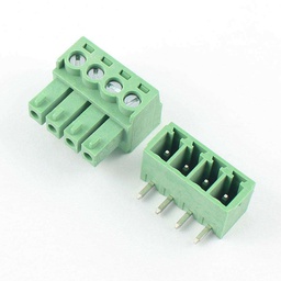 [3.81-4P-SETIND] INDUSMART 3.81-4P (SET) MINI GREEN CONNECTOR