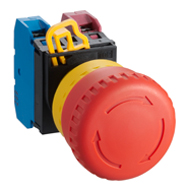 [YW1B-V4E02RIDE] IDEC YW1B-V4E02R  Emergency Stop Button (22mm)